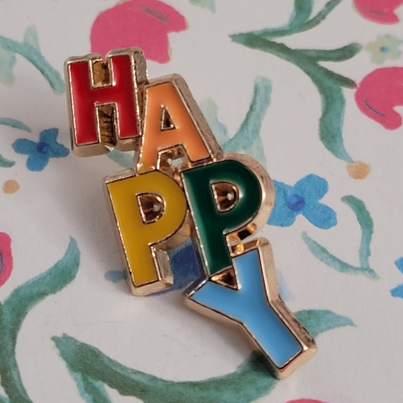 Happy Enamel Pin - Picture 4 of 9